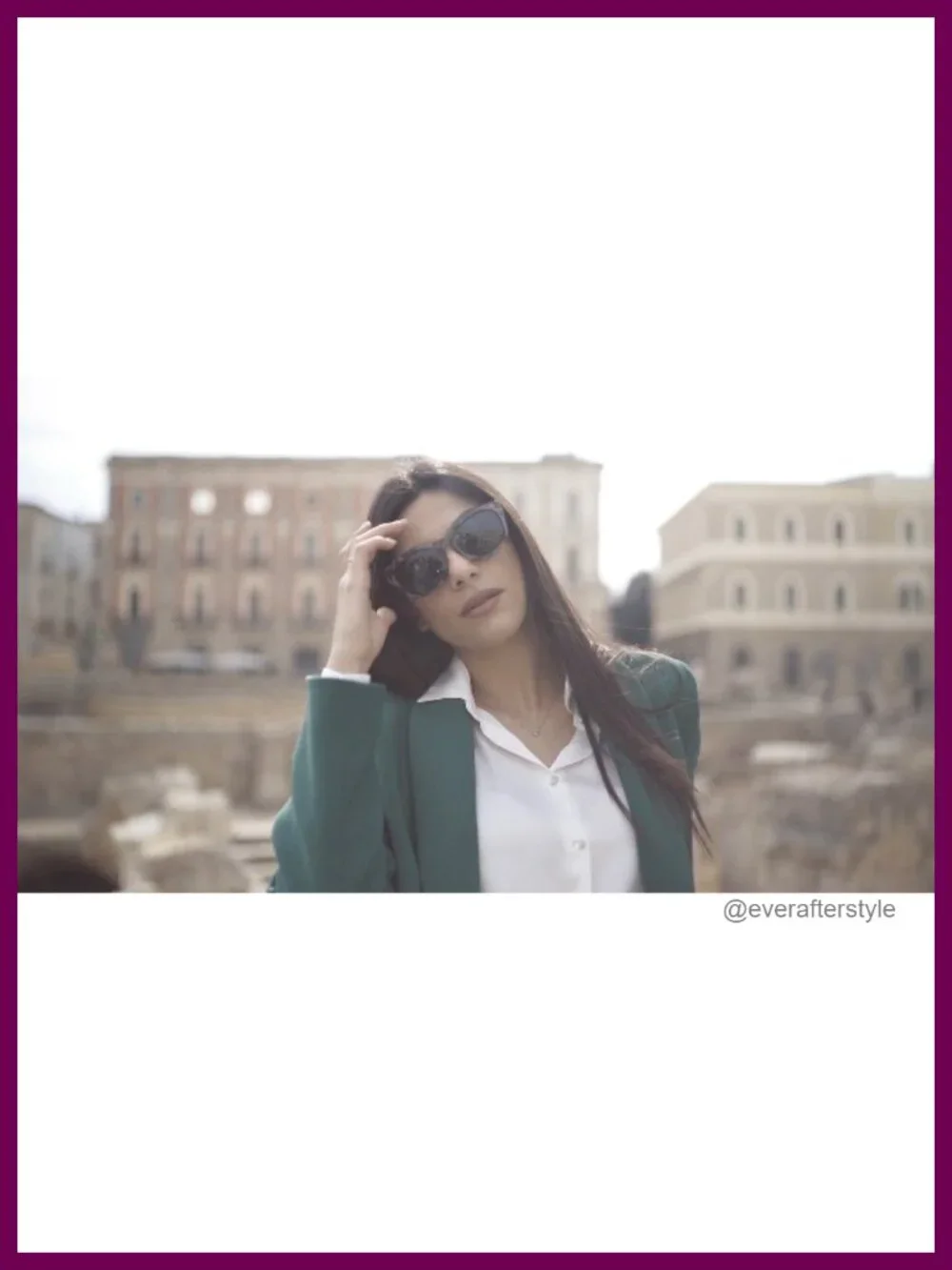 Retro Square Polarized Sunglasses Oversized UV400 Women's Cat Eye Shades